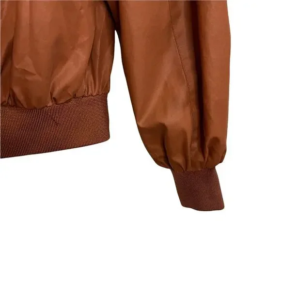 Members Only Camel Brown Racer Jacket